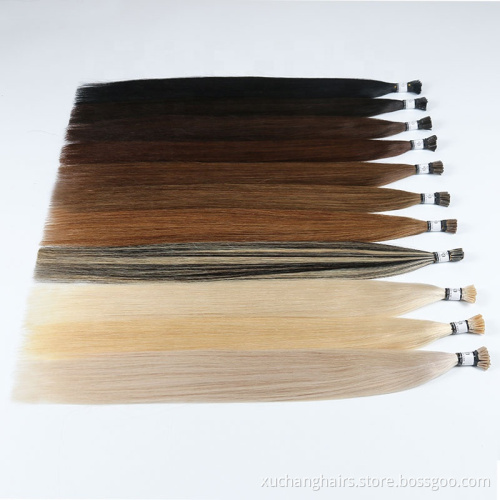 Indian Keratin Pre Bonded Remy I Tip hair extensions Wholesale Cuticles Aligned 100% natural hair extension human itip vendors